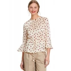 Burda Style Sewing Pattern 5884 Misses’ Blouse & Dress With Flounced Sleeves -OHSEWCRAFTY burda style sewing pattern 5884 misses blouse dress with flounced sleeves 3