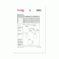 Burda Style Sewing Pattern 5891 Misses' Halter Neck Top In Three Lengths 17 Burda Style Sewing Pattern 5891 Misses' Halter Neck Top In Three Lengths -OHSEWCRAFTY burda style sewing pattern 5891 misses halter neck top in three lengths 7
