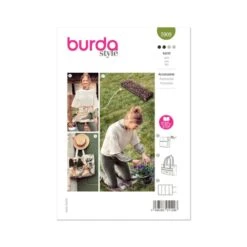 Burda Style Sewing Pattern 5909 Garden Accessories Apron Kneeler Tote Bag