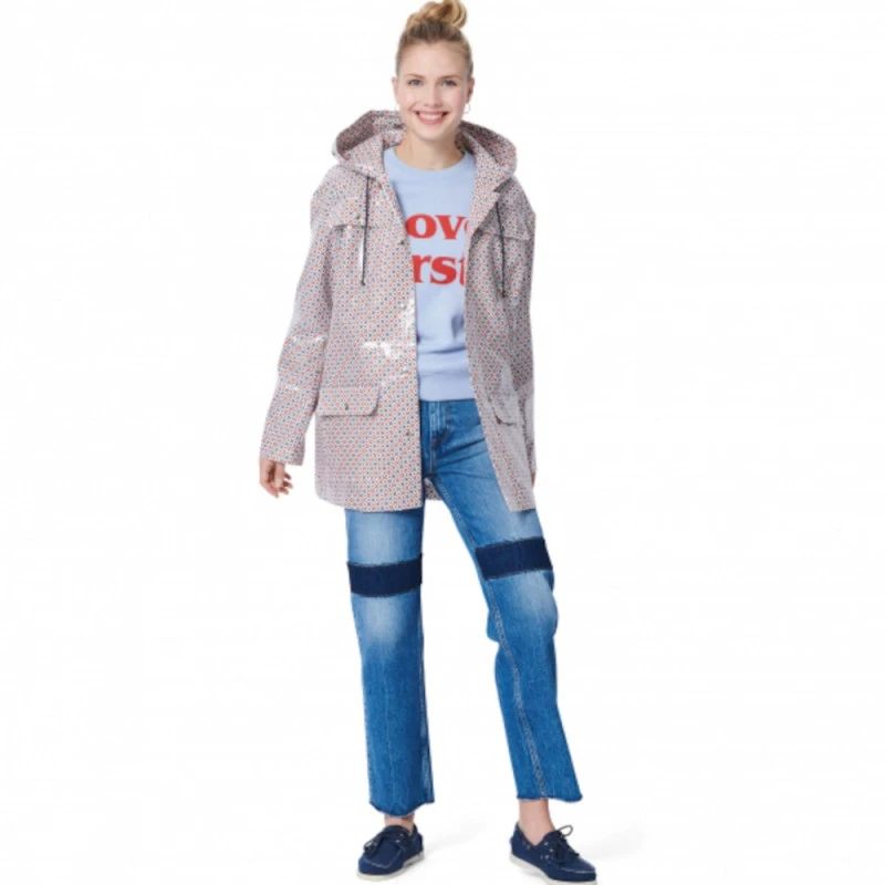 Burda Style Sewing Pattern 5923 Misses' Hip Or Knee Length Hooded Parka Jackets 7 Burda Style Sewing Pattern 5923 Misses' Hip Or Knee Length Hooded Parka Jackets - Image 5