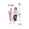 Burda Style Sewing Pattern 5934 Misses' Semi-Fitted Tunic V-Neck Dress And Top -OHSEWCRAFTY burda style sewing pattern 5934 misses semi fitted tunic v neck dress and top