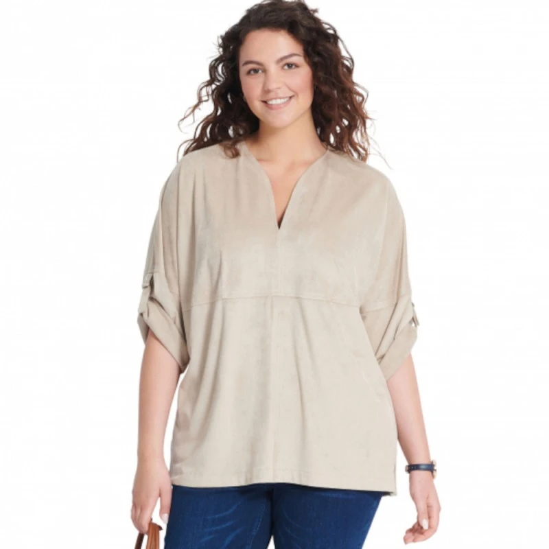 Burda Style Sewing Pattern 5934 Misses' Semi-Fitted Tunic V-Neck Dress And Top 5 Burda Style Sewing Pattern 5934 Misses' Semi-Fitted Tunic V-Neck Dress And Top - Image 3