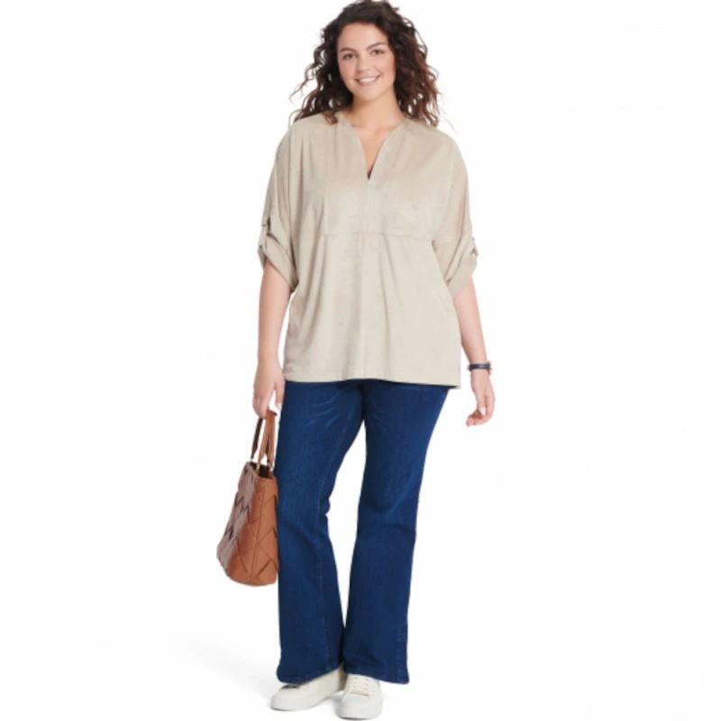 Burda Style Sewing Pattern 5934 Misses' Semi-Fitted Tunic V-Neck Dress And Top 7 Burda Style Sewing Pattern 5934 Misses' Semi-Fitted Tunic V-Neck Dress And Top - Image 5