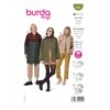 Burda Style Sewing Pattern 5941 Misses’ Sporty Collared Jackets And Coats -OHSEWCRAFTY burda style sewing pattern 5941 misses sporty collared jackets and coats
