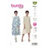 Burda Style Sewing Pattern 5948 Misses’ Pull-On Dress With Raised Waist Average -OHSEWCRAFTY burda style sewing pattern 5948 misses pull on dress with raised waist average