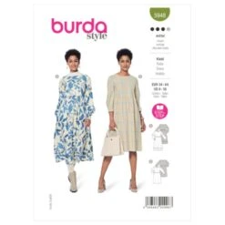 Burda Style Sewing Pattern 5948 Misses’ Pull-On Dress With Raised Waist Average