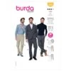 Burda Style Sewing Pattern 5955 Men’s Modern Men’s Suit Slip-On Trousers Average -OHSEWCRAFTY burda style sewing pattern 5955 mens modern mens suit slip on trousers average
