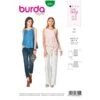 Burda Style Sewing Pattern 6201 Misses’ Pull-On Tops With Hem Variations Easy -OHSEWCRAFTY burda style sewing pattern 6201 misses pull on tops with hem variations easy
