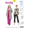 Burda Style Sewing Pattern 6248 Misses’ Lined Coat Or Jacket With Shoulder Yoke -OHSEWCRAFTY burda style sewing pattern 6248 misses lined coat or jacket with shoulder yoke