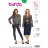 Burda Style Sewing Pattern 6355 Misses' Open Blouse And Shirt 1 Burda Style Sewing Pattern 6355 Misses' Open Blouse And Shirt -OHSEWCRAFTY burda style sewing pattern 6355 misses open blouse and shirt