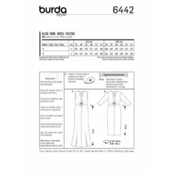 Burda Style Sewing Pattern 6442 Women’s Extravagant V Neckline Evening Dresses 12 Burda Style Sewing Pattern 6442 Women’s Extravagant V Neckline Evening Dresses -OHSEWCRAFTY burda style sewing pattern 6442 womens extravagant v neckline evening dresses 4