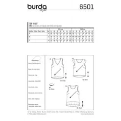 Burda Style Sewing Pattern 6501 Women’s’ Stylish Bias Cut Tops With Flounce -OHSEWCRAFTY burda style sewing pattern 6501 womens stylish bias cut tops with flounce 2