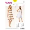 Burda Style Sewing Pattern 6758 Womens' Summer Feminine Vintage-Look Dresses -OHSEWCRAFTY burda style sewing pattern 6758 womens summer feminine vintage look dresses