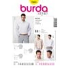 Burda Style Sewing Pattern 7045 Men’s Hip Shirts With Collar Style Variations -OHSEWCRAFTY burda style sewing pattern 7045 mens hip shirts with collar style variations