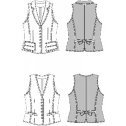Burda Style Sewing Pattern 7769 Women's Form-Fitting Figure Flattering Vests 7 Burda Style Sewing Pattern 7769 Women's Form-Fitting Figure Flattering Vests -OHSEWCRAFTY burda style sewing pattern 7769 women s form fitting figure flattering vests 2
