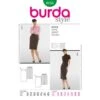 Burda Style Sewing Pattern 8155 Women's Pencil Skirt In Two Lengths With Slit -OHSEWCRAFTY burda style sewing pattern 8155 women s pencil skirt in two lengths with slit