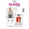 Burda Style Sewing Pattern 8949 Women's Stylish Waisted Collarless Short Jackets -OHSEWCRAFTY burda style sewing pattern 8949 women s stylish waisted collarless short jackets