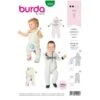 Burda Style Sewing Pattern 9299 Toddlers’ Jumpsuits With Two Style Variations -OHSEWCRAFTY burda style sewing pattern 9299 toddlers jumpsuits with two style variations