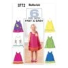 Butterick Sewing Pattern 3772 Childrens A Line Pinafore Dress -OHSEWCRAFTY butterick sewing pattern 3772 childrens a line pinafore dress