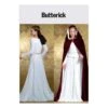 Butterick Sewing Pattern 4377 Misses' Fantasy Maiden Costume Dress Cape -OHSEWCRAFTY butterick sewing pattern 4377 misses fantasy maiden costume dress cape