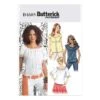 Butterick Sewing Pattern 4685 Women's Summer Tops -OHSEWCRAFTY butterick sewing pattern 4685 women s summer tops