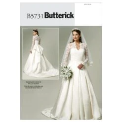Butterick Sewing Pattern 5731 Misses Wedding Dress Bridal Occasional A5 6-14