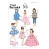 Butterick Sewing Pattern 5864 18" Doll Clothes Dress Hoodie Trousers -OHSEWCRAFTY butterick sewing pattern 5864 18 doll clothes dress hoodie trousers