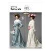 Butterick Sewing Pattern 5970 Misses' Vintage Retro Victorian Dress Costume -OHSEWCRAFTY butterick sewing pattern 5970 misses vintage retro victorian dress costume