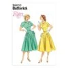 Butterick Sewing Pattern 6055 Misses' Dress & Belt -OHSEWCRAFTY butterick sewing pattern 6055 misses dress belt
