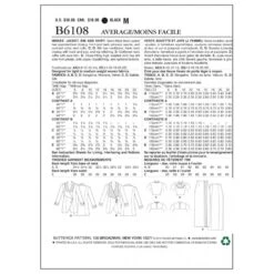 Butterick Sewing Pattern 6108 Misses' Jacket Coat Neck Ruffle & Skirt 5 Butterick Sewing Pattern 6108 Misses' Jacket Coat Neck Ruffle & Skirt -OHSEWCRAFTY butterick sewing pattern 6108 misses jacket coat neck ruffle skirt 1