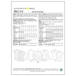 Butterick Sewing Pattern 6134 Misses' Fitted Outdoor Top 5 Butterick Sewing Pattern 6134 Misses' Fitted Outdoor Top -OHSEWCRAFTY butterick sewing pattern 6134 misses fitted outdoor top 1