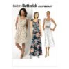Butterick Sewing Pattern 6205 Misses' Pullover Summer Dress -OHSEWCRAFTY butterick sewing pattern 6205 misses pullover summer dress