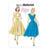 Butterick Sewing Pattern 6211 Misses' Vintage Dress & Belt -OHSEWCRAFTY butterick sewing pattern 6211 misses vintage dress belt