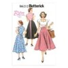 Butterick Sewing Pattern 6212 Misses' Pullover Back Wrap Dress -OHSEWCRAFTY butterick sewing pattern 6212 misses pullover back wrap dress