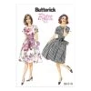 Butterick Sewing Pattern 6318 Misses' Semi Fitted Bodice Dress -OHSEWCRAFTY butterick sewing pattern 6318 misses semi fitted bodice dress