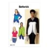 Butterick Sewing Pattern 6329 Misses' Curved Seam Or Cropped Jackets Coat -OHSEWCRAFTY butterick sewing pattern 6329 misses curved seam or cropped jackets coat