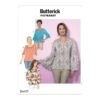 Butterick Sewing Pattern 6455 Misses' Gathered Raglan Sleeve Top 2 Butterick Sewing Pattern 6455 Misses' Gathered Raglan Sleeve Top -OHSEWCRAFTY butterick sewing pattern 6455 misses gathered raglan sleeve top