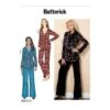 Butterick Sewing Pattern 6523 Misses' Jacket, Sash And Trousers -OHSEWCRAFTY butterick sewing pattern 6523 misses jacket sash and trousers