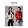 Butterick Sewing Pattern 6569 Misses' Loose Fitting Jacket With Drawstrings -OHSEWCRAFTY butterick sewing pattern 6569 misses loose fitting jacket with drawstrings