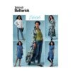 Butterick Sewing Pattern 6640 Women's Petite Top Dress And Trousers -OHSEWCRAFTY butterick sewing pattern 6638 women s jacket top skirt trousers sash