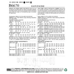 Butterick Sewing Pattern 6670 Misses' Button-Front Top And Dress -OHSEWCRAFTY butterick sewing pattern 6670 misses button front top and dress 1