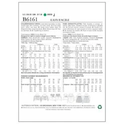 Butterick Sewing Pattern B6161 Children’s/Girls’ Dresses With Skirt Variations 15 Butterick Sewing Pattern B6161 Children’s/Girls’ Dresses With Skirt Variations -OHSEWCRAFTY butterick sewing pattern b6161 childrensgirls dresses with skirt variations 6