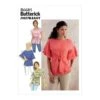 Butterick Sewing Pattern B6685 Misses’ Pullover Top With Drop Shoulder And Sash 1 Butterick Sewing Pattern B6685 Misses’ Pullover Top With Drop Shoulder And Sash -OHSEWCRAFTY butterick sewing pattern b6685 misses pullover top with drop shoulder and sash