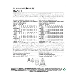 Butterick Sewing Pattern B6692 Misses' Victorian Bustled Skirt & Jacket Costume -OHSEWCRAFTY butterick sewing pattern b6692 misses victorian bustled skirt jacket costume 1