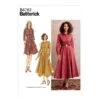 Butterick Sewing Pattern B6702 Misses' Fitted Bodice & Flared Skirt Dress -OHSEWCRAFTY butterick sewing pattern b6702 misses fitted bodice flared skirt dress