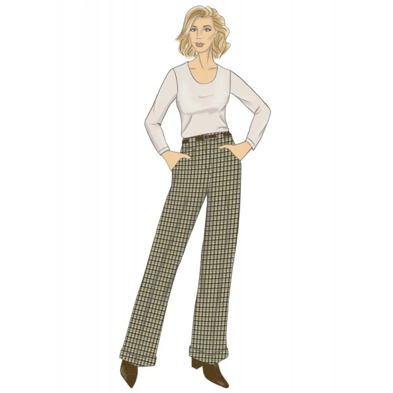 Butterick Sewing Pattern B6715 Misses’/Misses’ Petite Trousers, Sash & Belt Easy 6 Butterick Sewing Pattern B6715 Misses’/Misses’ Petite Trousers, Sash & Belt Easy - Image 4