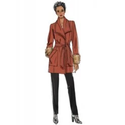 Butterick Sewing Pattern B6720 Misses’/Womens’ Petite Coat, Jacket & Belt Easy -OHSEWCRAFTY butterick sewing pattern b6720 misseswomens petite coat jacket belt easy 3