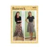 Butterick Sewing Pattern B6743 Misses/Petite Gored Midi Long Skirt With Side Zip -OHSEWCRAFTY butterick sewing pattern b6743 missespetite gored midi long skirt with side zip