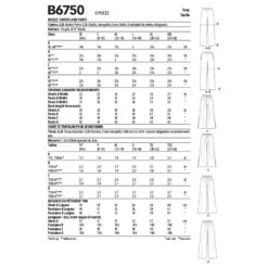 Butterick Sewing Pattern B6750 Misses’ Loose Fit Shorts Trousers Elastic Waist -OHSEWCRAFTY butterick sewing pattern b6750 misses loose fit shorts trousers elastic waist 1