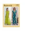 Butterick Sewing Pattern B6756 Misses' Dress Jumpsuit Elasticated Waist -OHSEWCRAFTY butterick sewing pattern b6756 misses dress jumpsuit elasticated waist